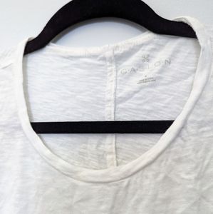 Caslon White Tee, 100% Cotton, Size M